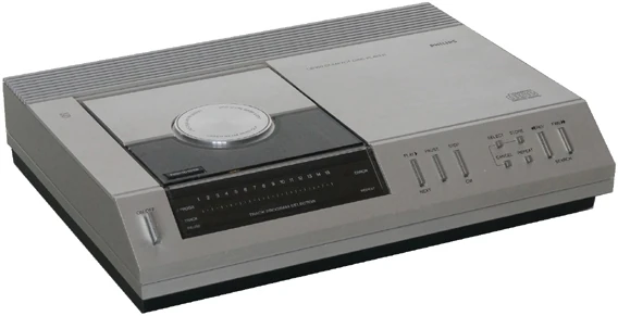 Vooraanzicht Philips CD100 cd-speler